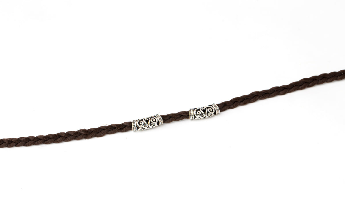 Fém hajgyöngy AFROline 1db